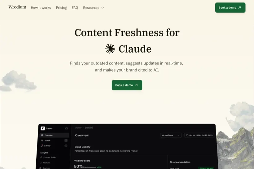 wrodium.com — Content Freshness for AI
