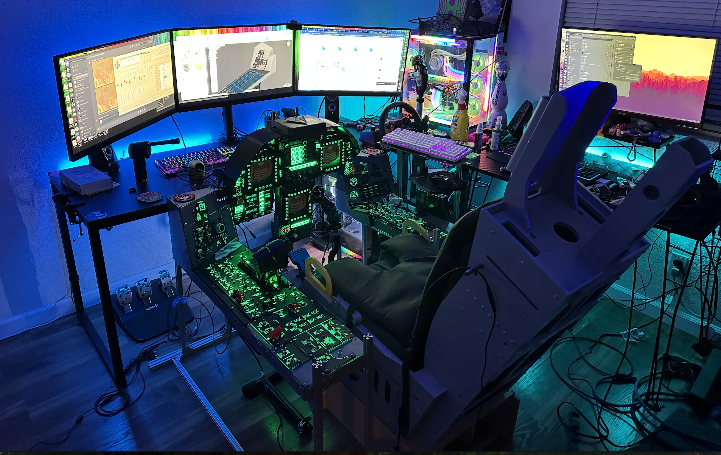 Air Quake Simulations VR Flight Cockpit